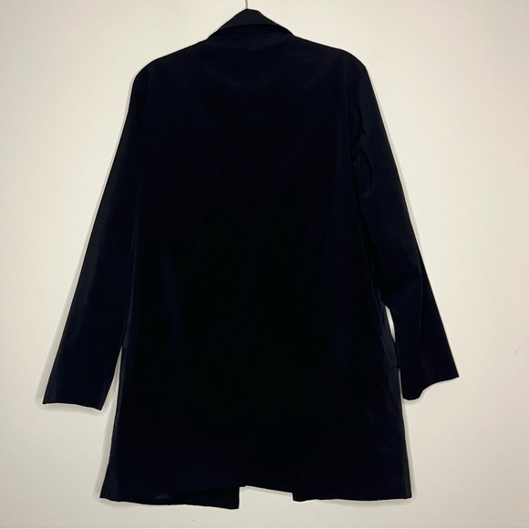 BARNEY’S NEW YORK Wool Blend Zip In Liner Fall Rain Black Jacket Coat - Picture 8 of 9